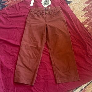 Toad&Co Women's Cropped Pants in Rich Brown